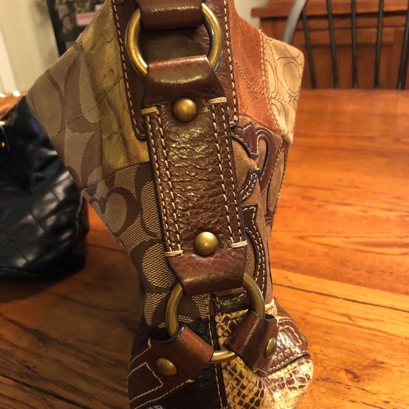 Coach Animal Patchwork Purse Handbag - Picture 4 of 6